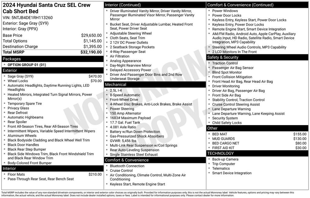 hyundai santa cruz 2024 5NTJB4DE1RH113260 image hyundai santa cruz 2024 5NTJB4DE1RH113260 image